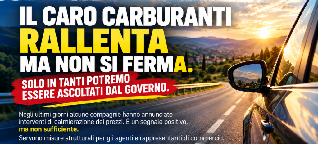 IL CARO CARBURANTI RALLENTA, MA NON SI FERMA: Un’importante iniziativa della FIARC insieme ad altre associazioni